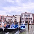 Venice Italy view with gondolas